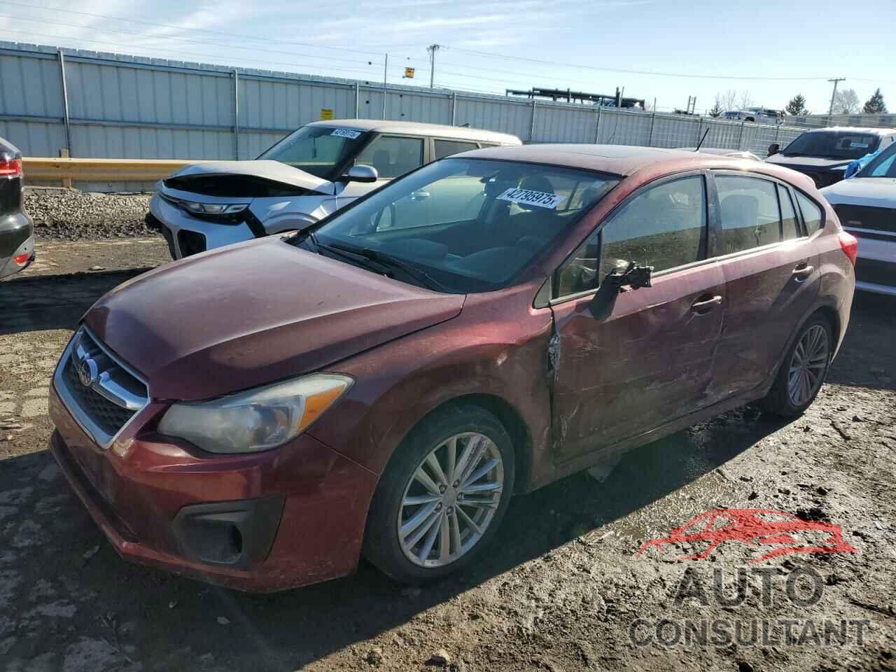 SUBARU IMPREZA 2012 - JF1GPAD63CH243554