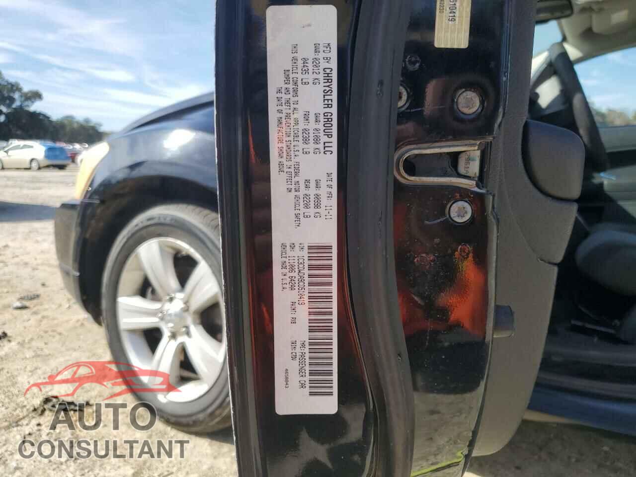 DODGE CALIBER 2012 - 1C3CDWDA9CD510419