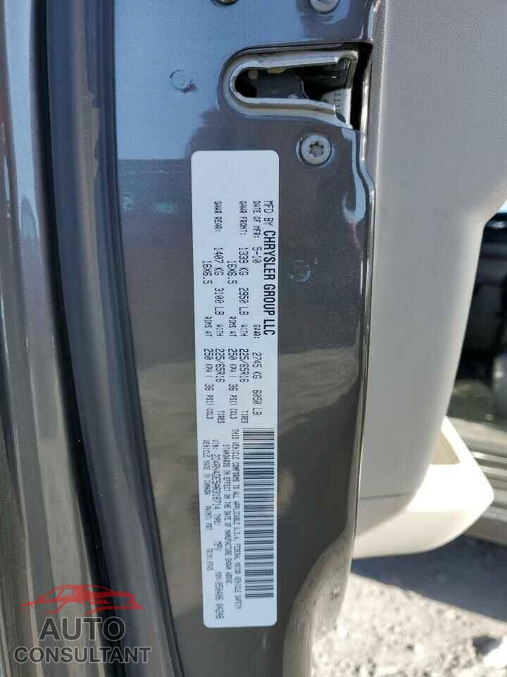 DODGE CARAVAN 2010 - 2D4RN4DE5AR318714