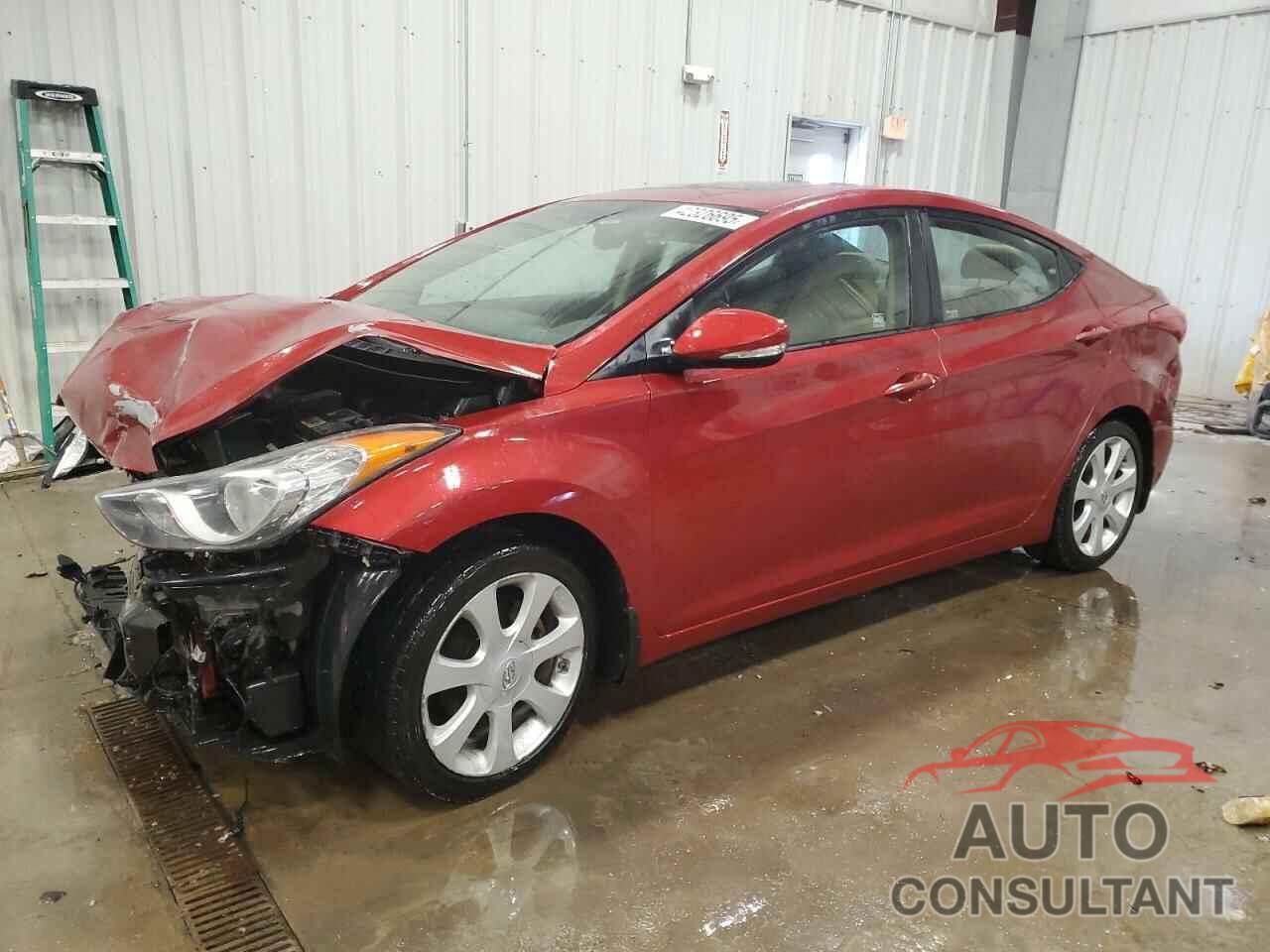 HYUNDAI ELANTRA 2012 - KMHDH4AEXCU369310