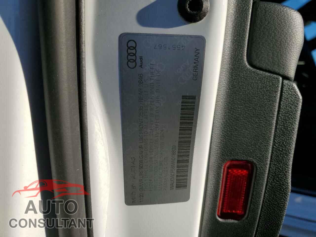 AUDI A5 2021 - WAUDACF56MA018809
