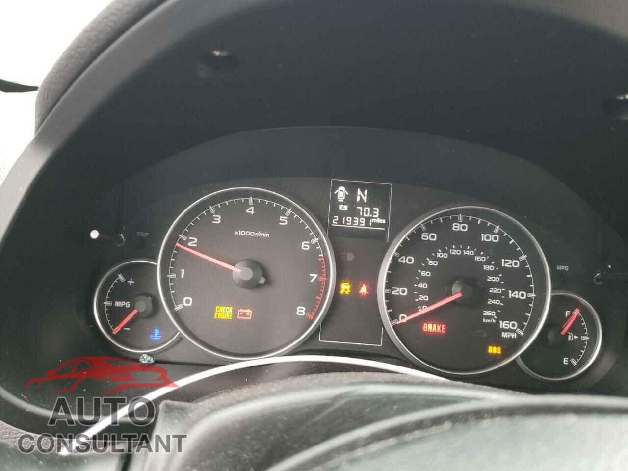 SUBARU LEGACY 2013 - 4S3BMEA62D2007202