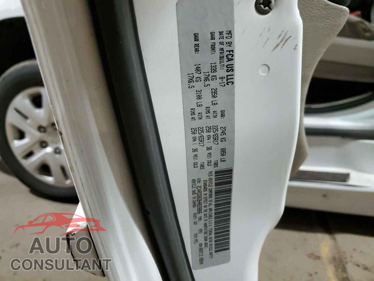 DODGE CARAVAN 2017 - 2C4RDGBG9HR828886