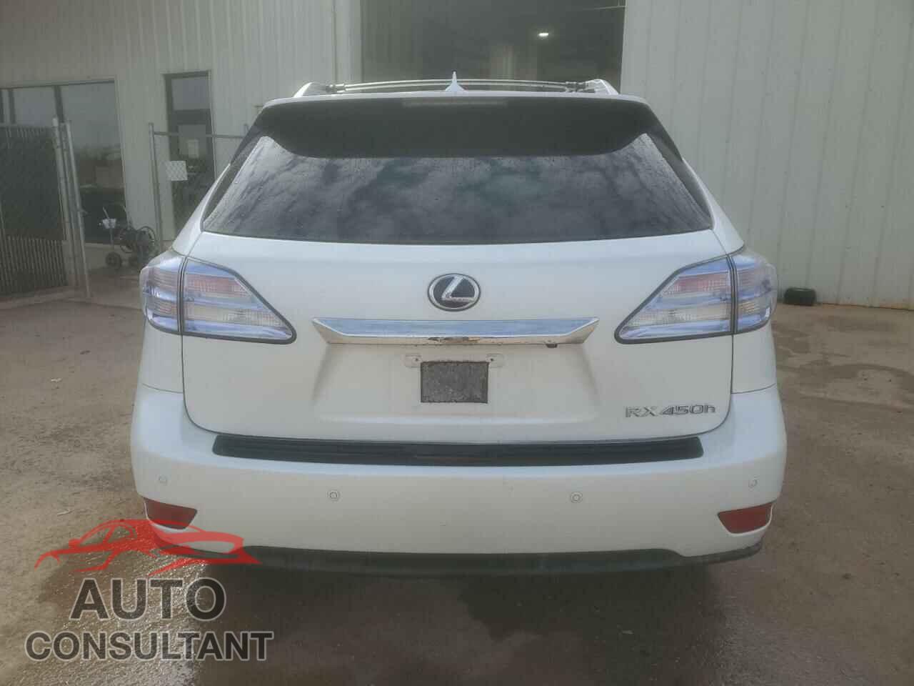 LEXUS RX450 2012 - JTJBC1BA7C2425359