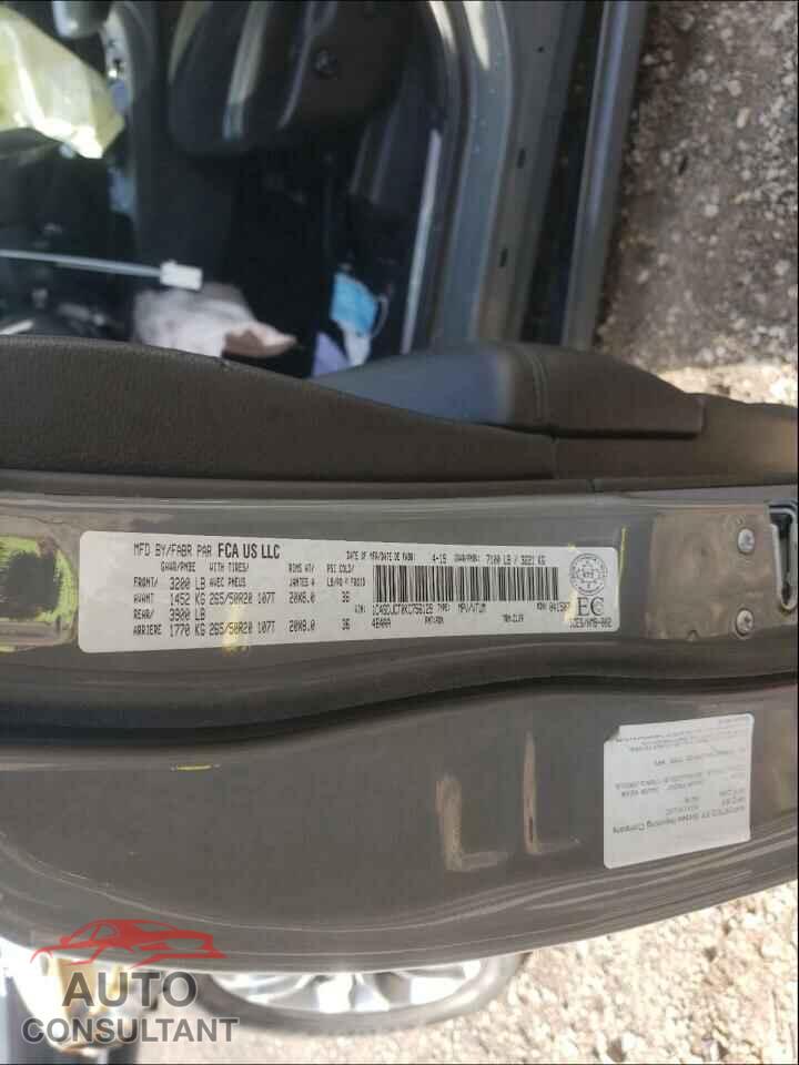 DODGE DURANGO 2019 - 1C4SDJCT0KC756129