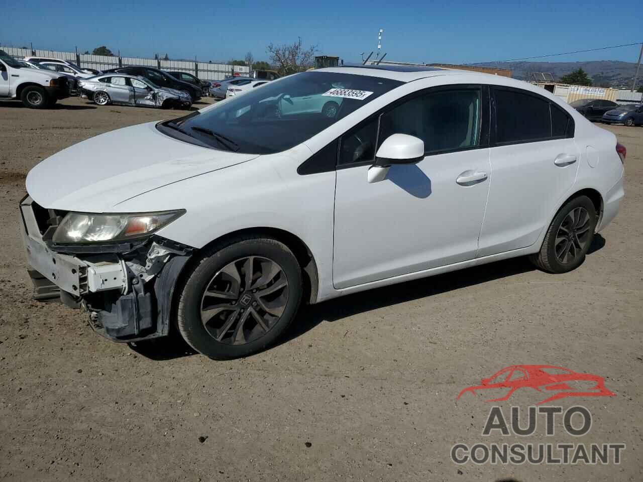 HONDA CIVIC 2013 - 19XFB2F97DE217211