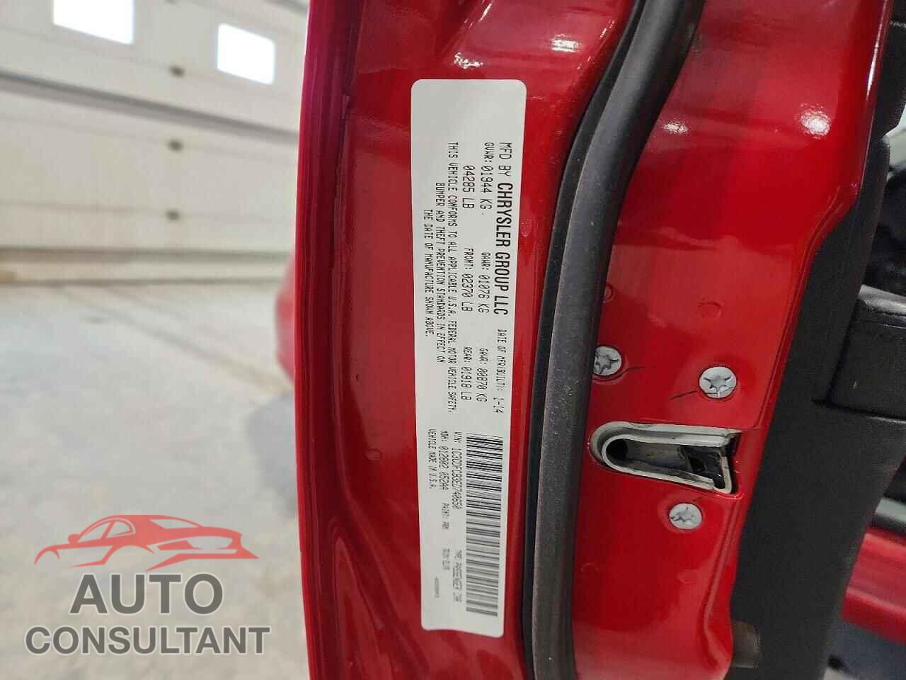 DODGE DART 2014 - 1C3CDFCB3ED740650