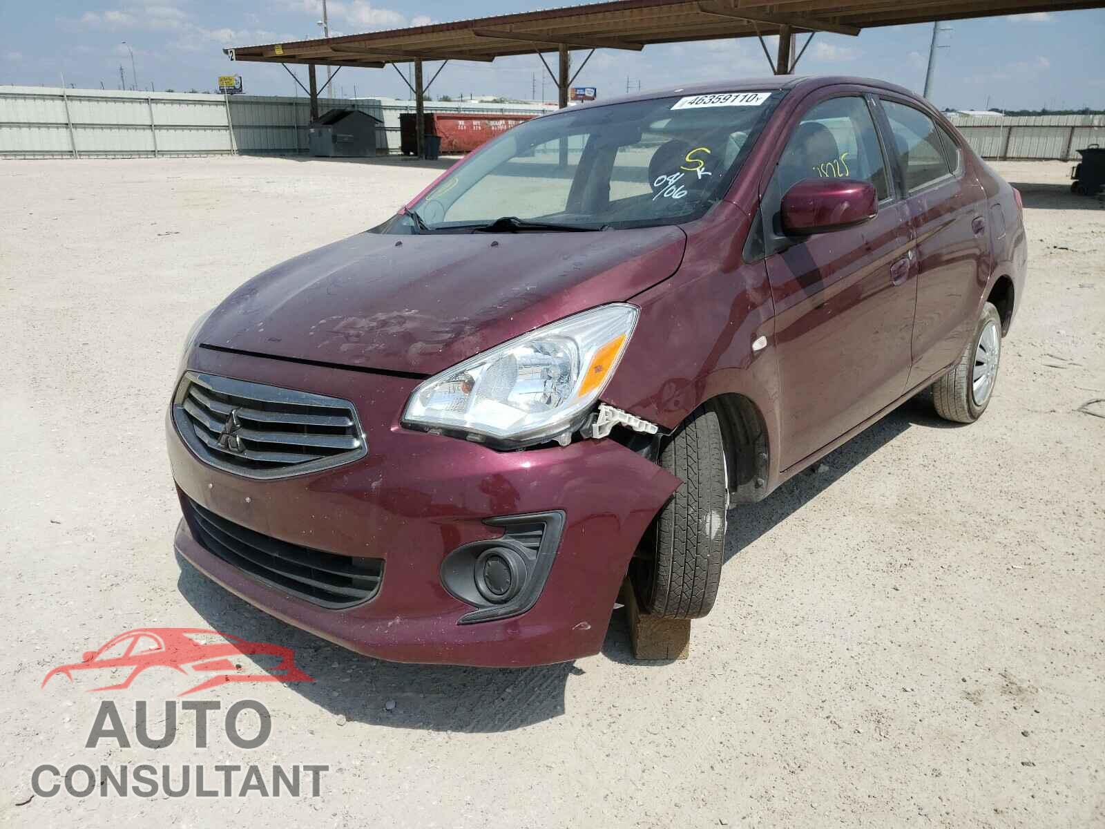 MITSUBISHI MIRAGE 2017 - ML32F3FJ7HHF07148