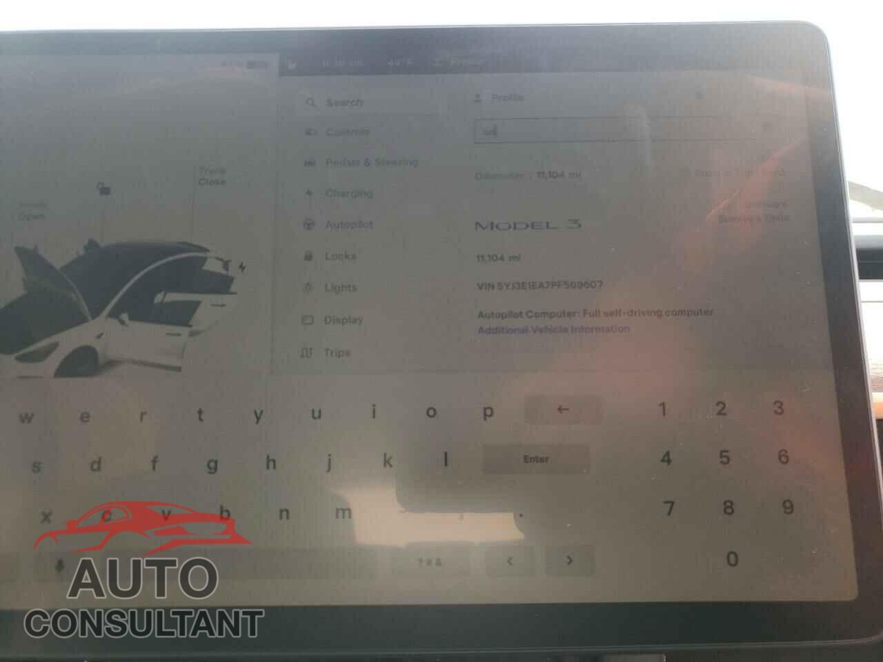 TESLA MODEL 3 2023 - 5YJ3E1EA7PF569607