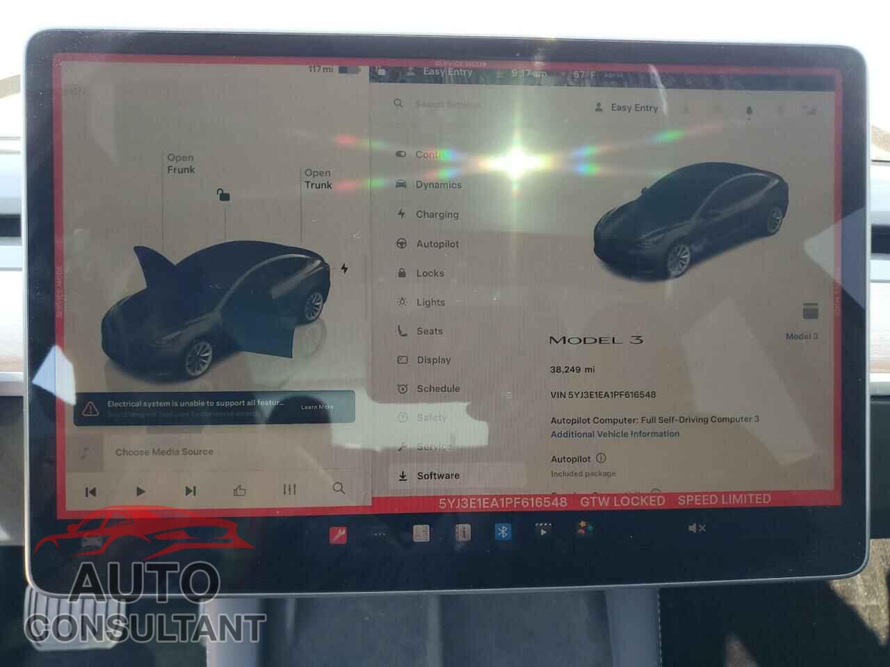 TESLA MODEL 3 2023 - 5YJ3E1EA1PF616548