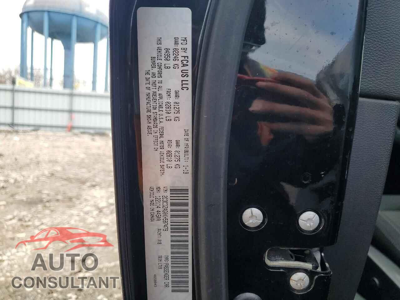 DODGE CHALLENGER 2019 - 2C3CDZAG0KH587479