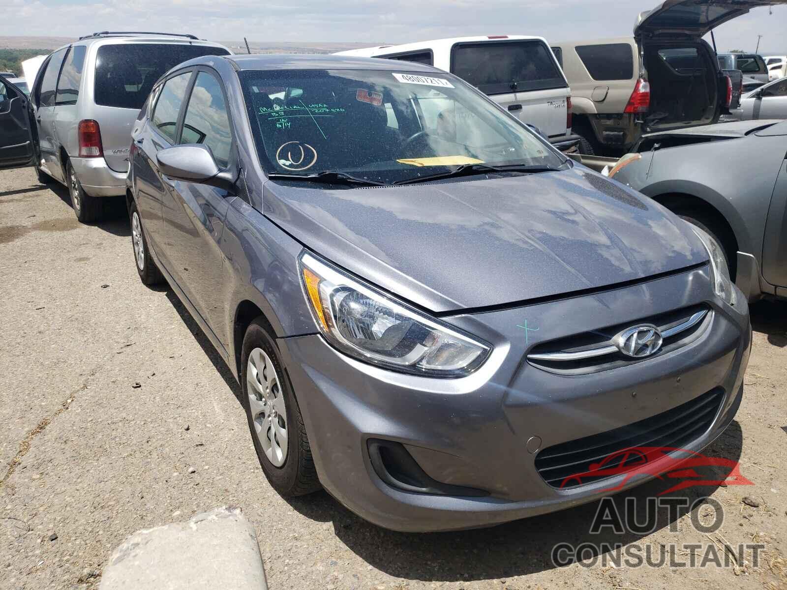 HYUNDAI ACCENT 2017 - KMHCT5AE3HU341789