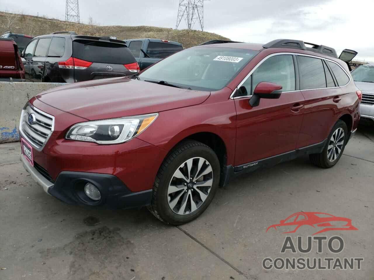 SUBARU OUTBACK 2016 - 4S4BSENC7G3346764