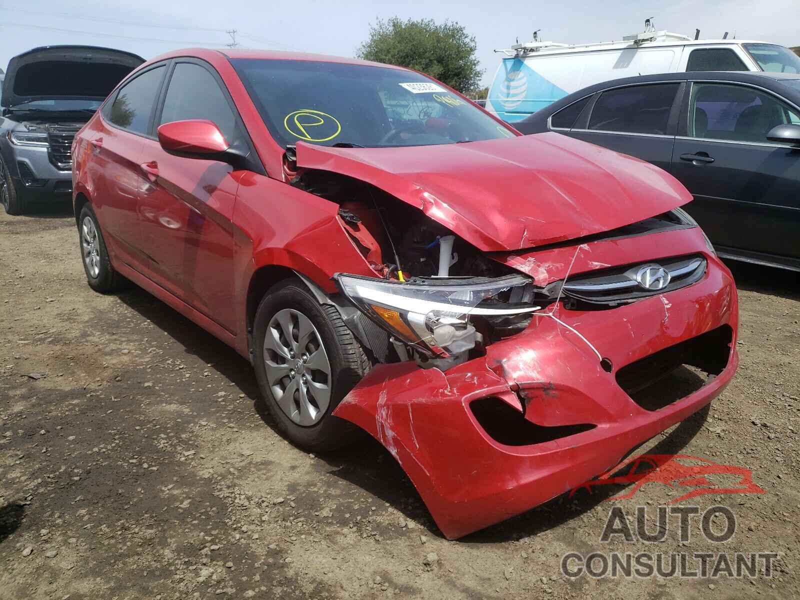 HYUNDAI ACCENT 2016 - KMHCT4AE6GU953428