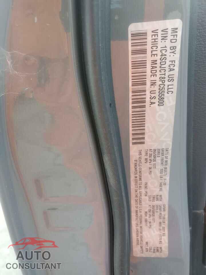 DODGE DURANGO 2023 - 1C4SDJCT8PC555800