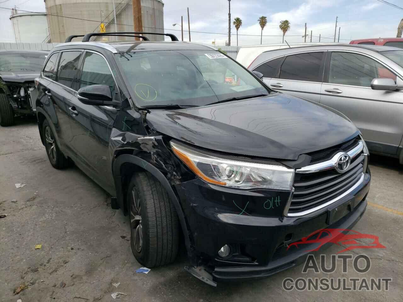 TOYOTA HIGHLANDER 2016 - 5TDJKRFH2GS286523