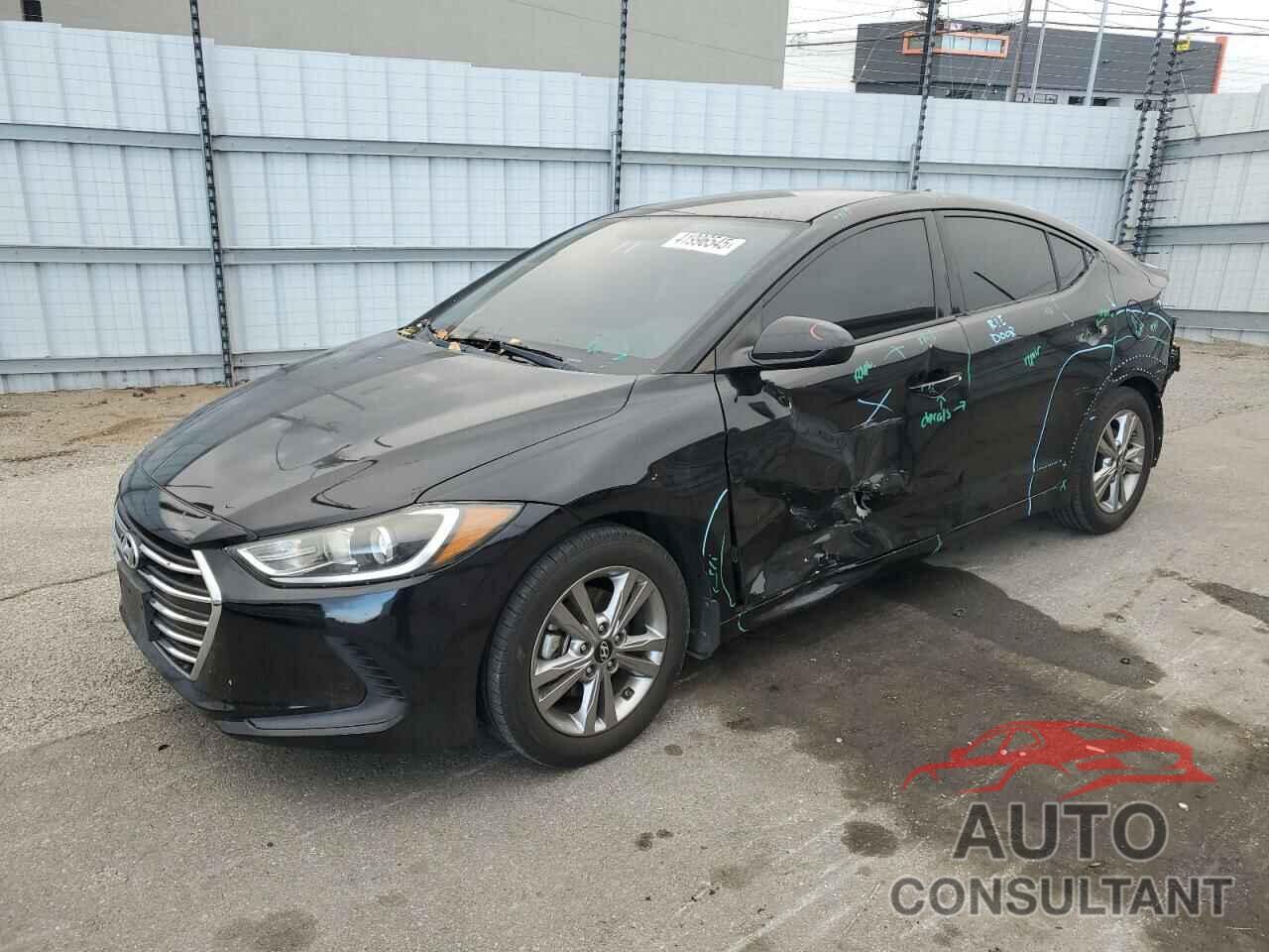 HYUNDAI ELANTRA 2018 - KMHD84LF0JU612786