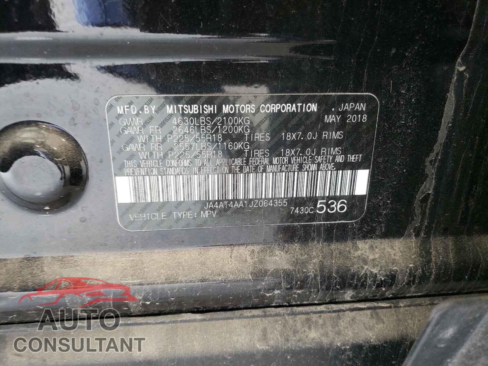 MITSUBISHI ECLIPSE 2018 - JA4AT4AA1JZ064355
