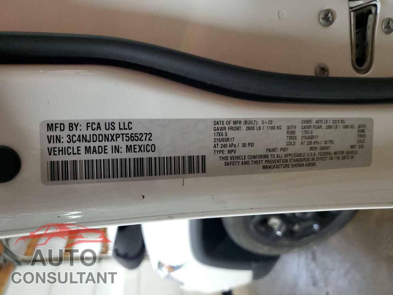 JEEP COMPASS 2023 - 3C4NJDDNXPT565272
