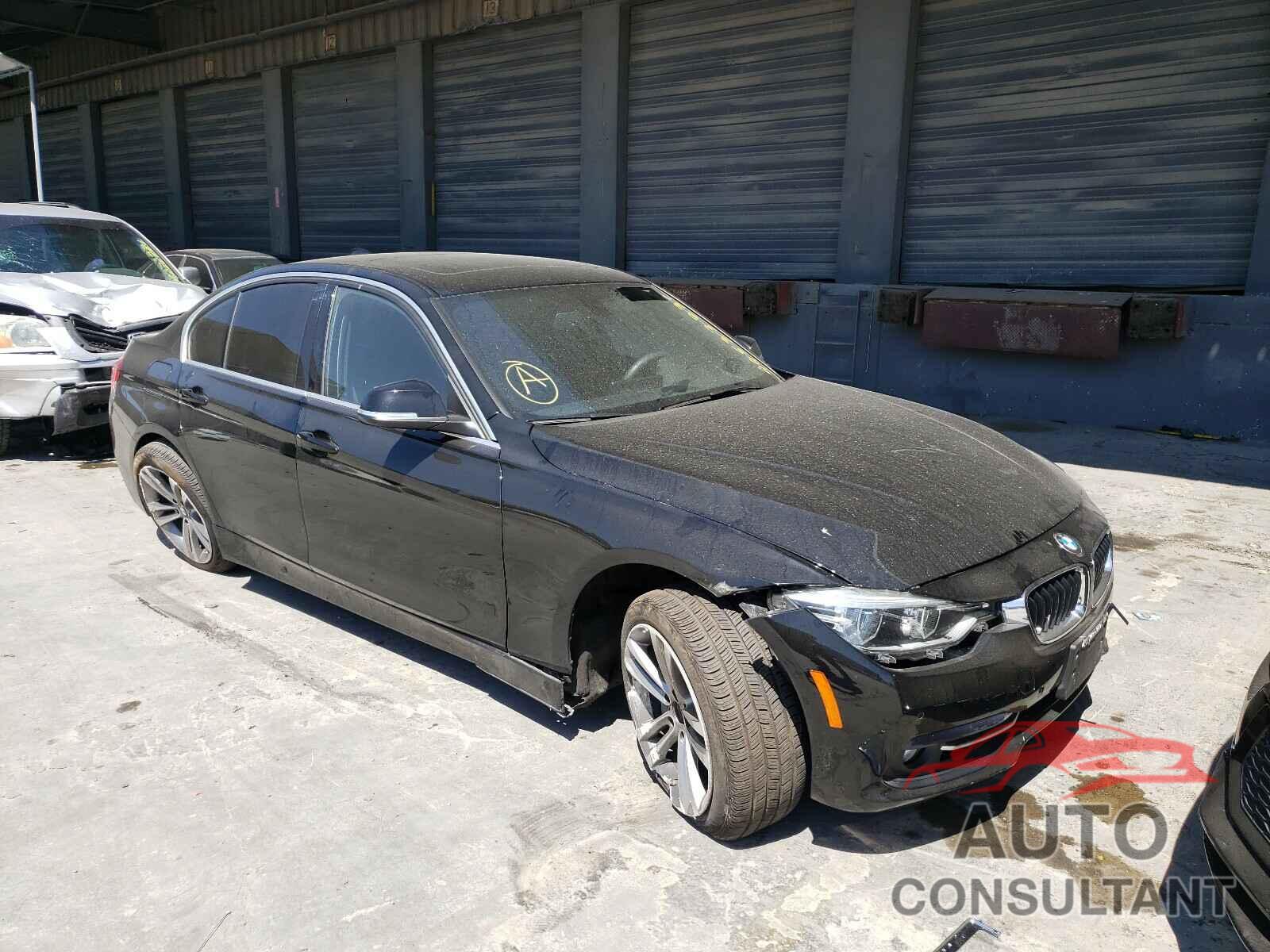 BMW 3 SERIES 2018 - WBA8B3C51JK385111