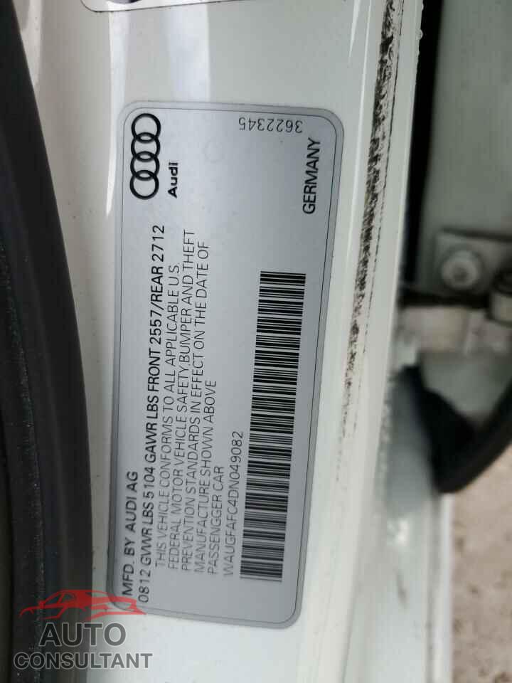 AUDI A6 2013 - WAUGFAFC4DN049082