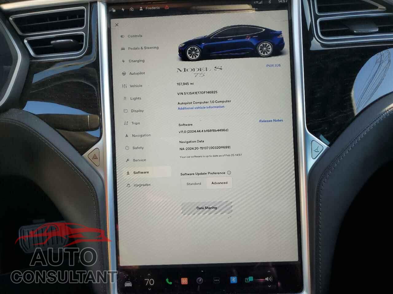 TESLA MODEL S 2016 - 5YJSA1E17GF146825