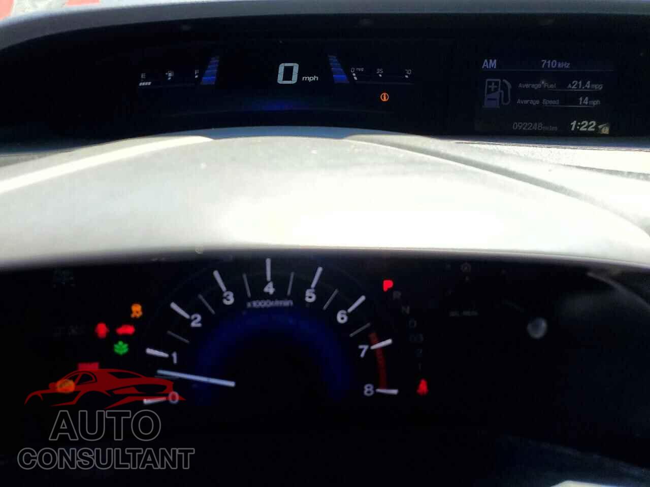 HONDA CIVIC 2012 - 19XFB2F57CE379996