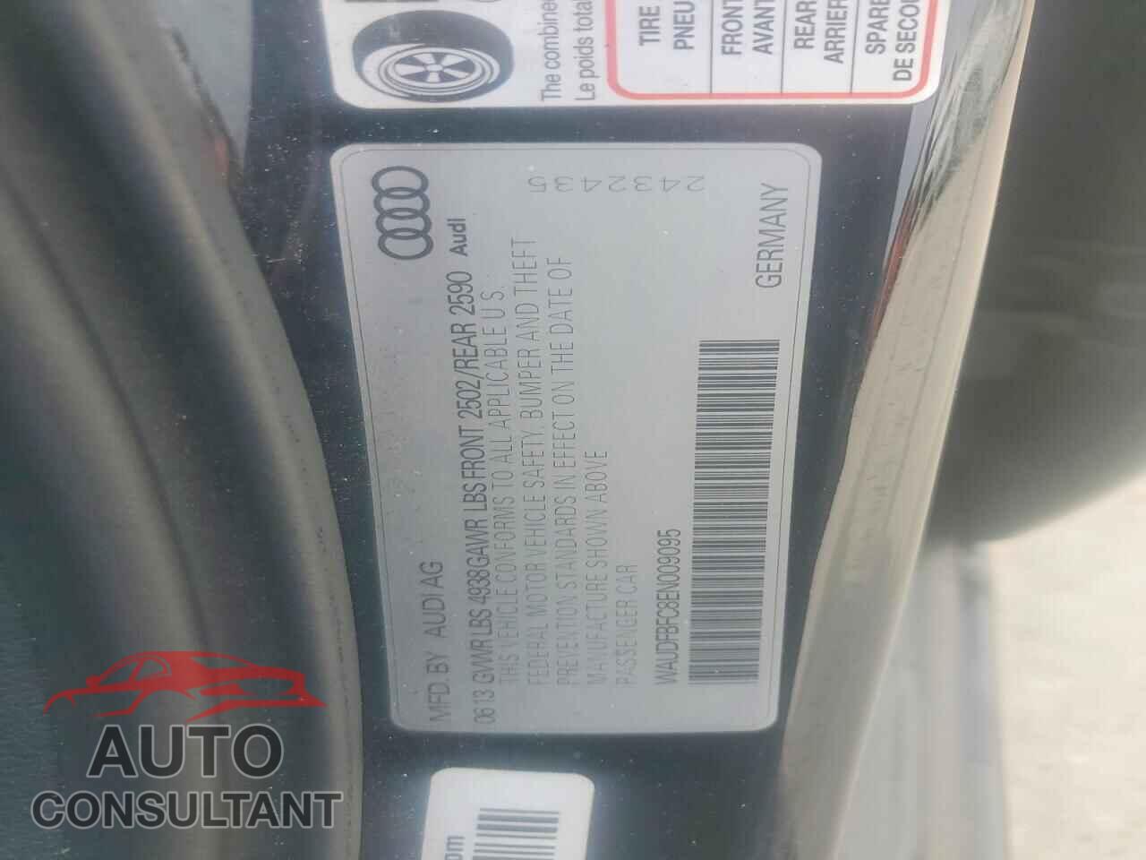AUDI A6 2014 - WAUDFBFC8EN009095