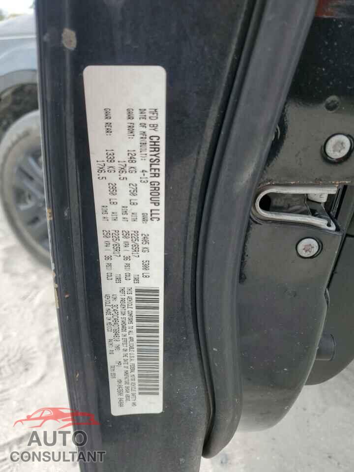DODGE JOURNEY 2013 - 3C4PDCAB4DT684810