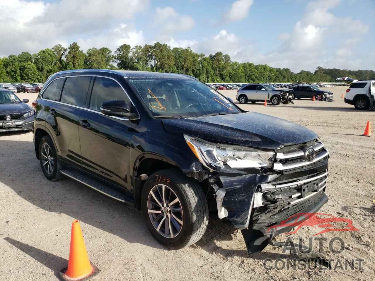 TOYOTA HIGHLANDER 2017 - 5TDKZRFH7HS524707