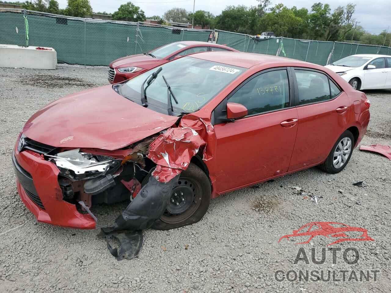 TOYOTA COROLLA 2016 - 5YFBURHE4GP472980