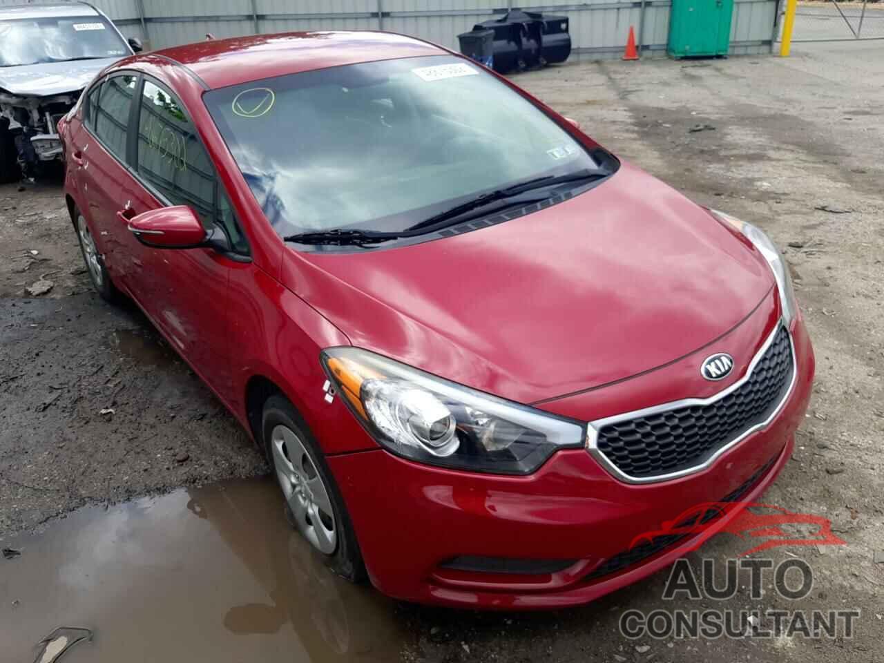 KIA FORTE 2016 - KNAFX4A64G5523774