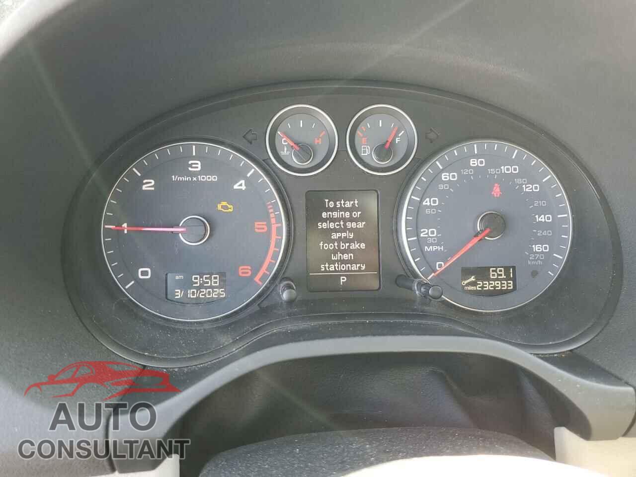 AUDI A3 2012 - WAUBJBFM7CA079724