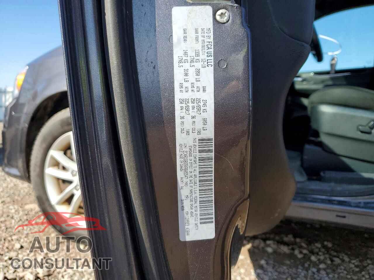 DODGE CARAVAN 2019 - 2C4RDGBG5KR805547