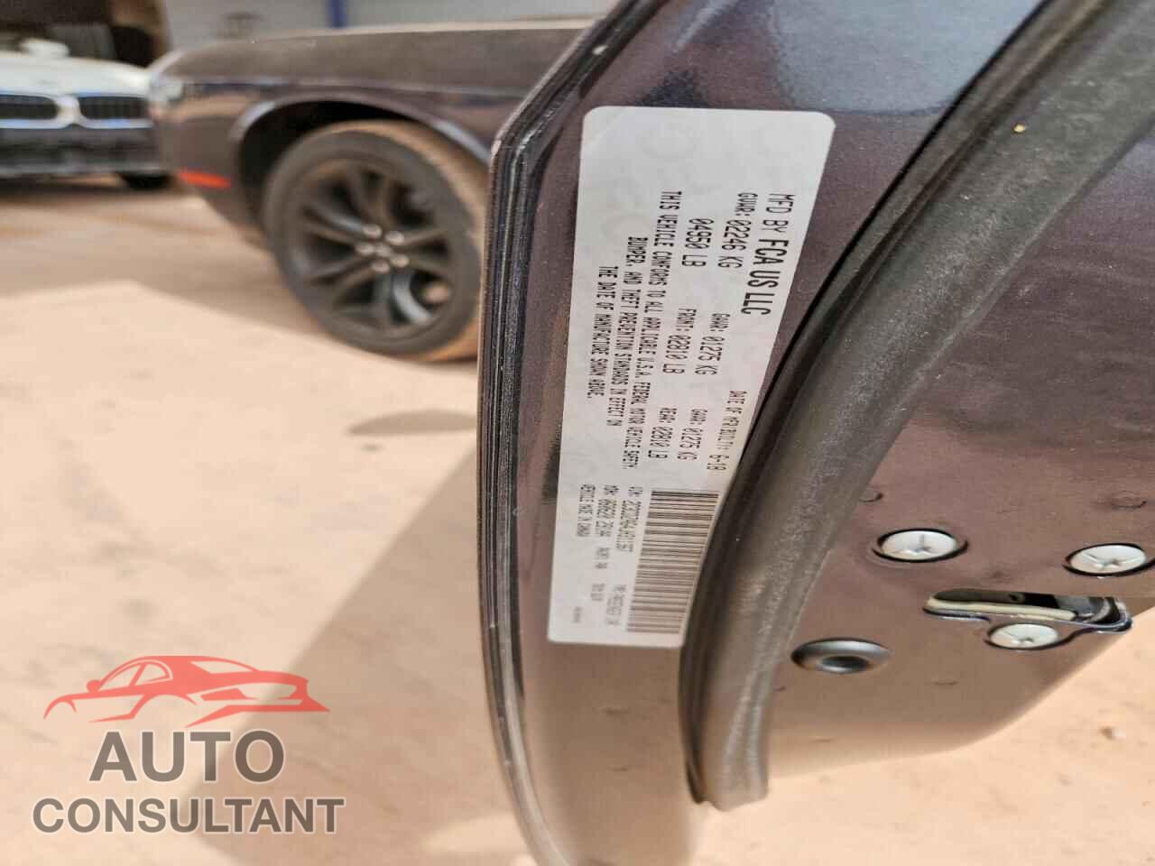 DODGE CHALLENGER 2018 - 2C3CDZAG4JH311367