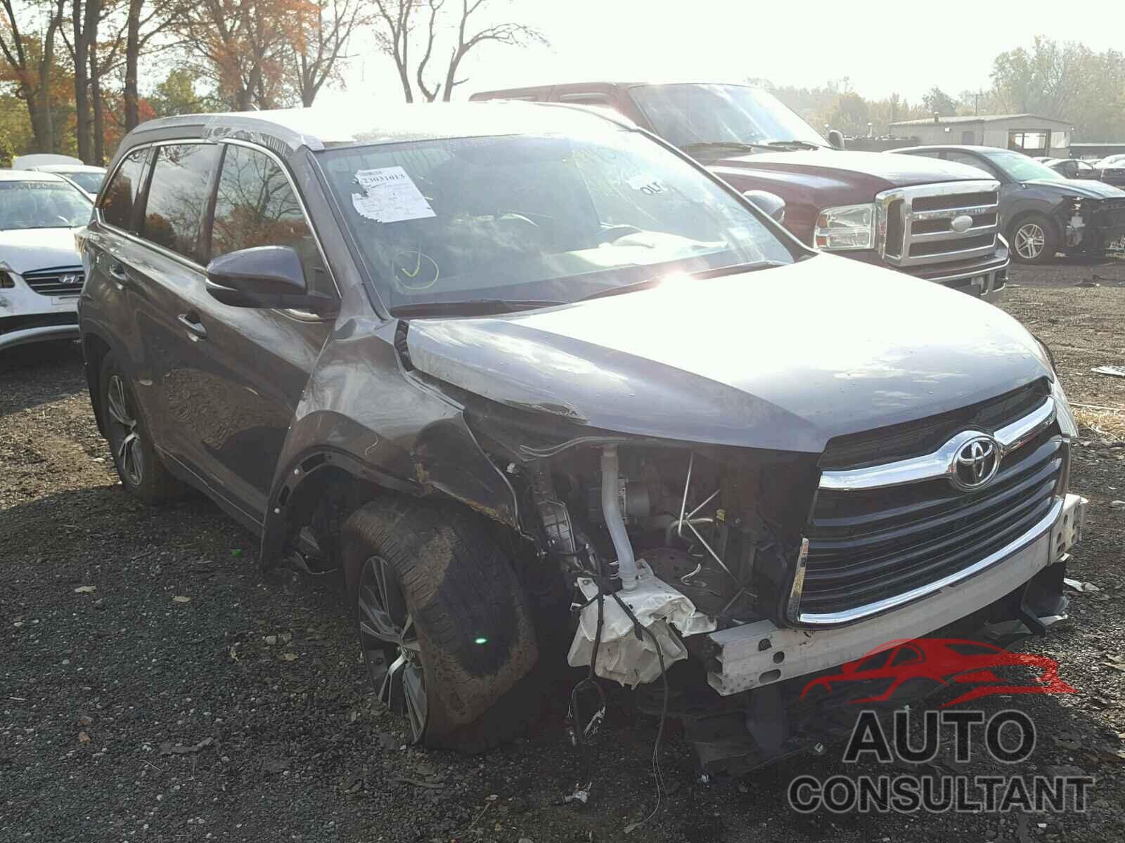 TOYOTA HIGHLANDER 2016 - 5TDJKRFH1GS315607