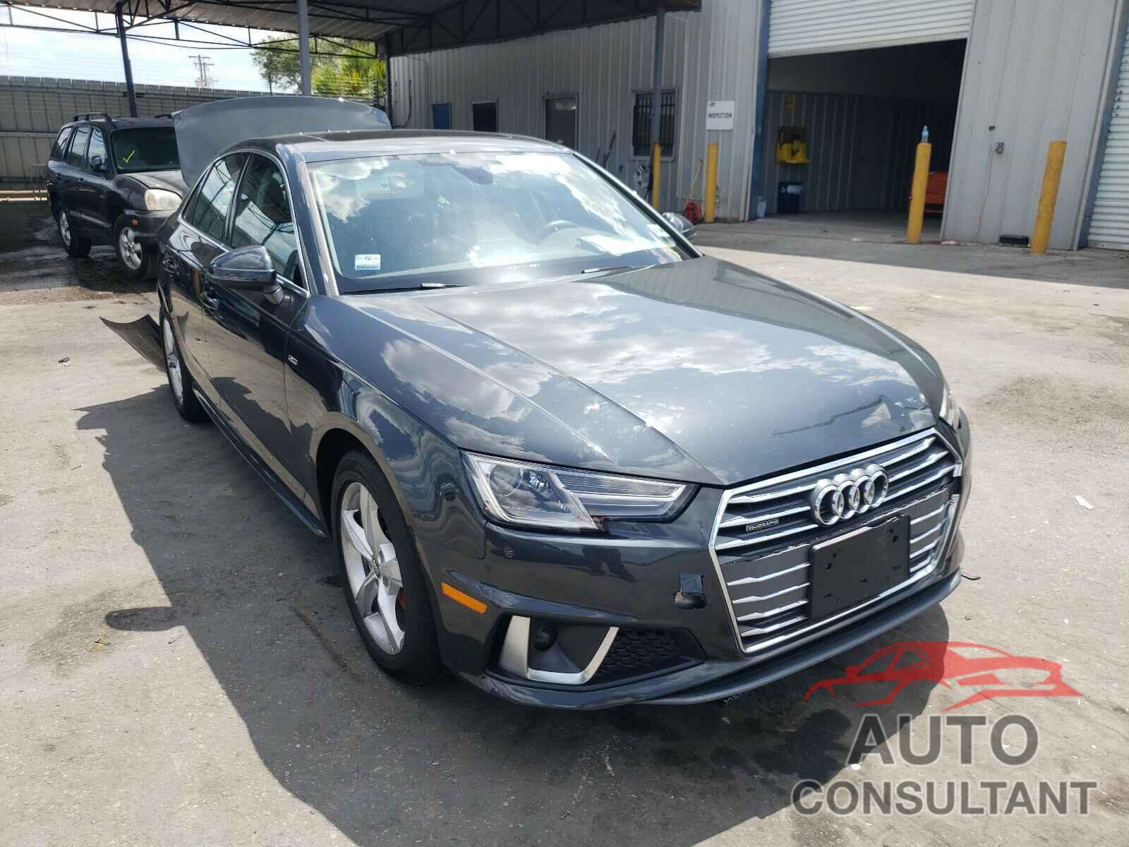 AUDI A4 2019 - WAUDNAF43KN020197