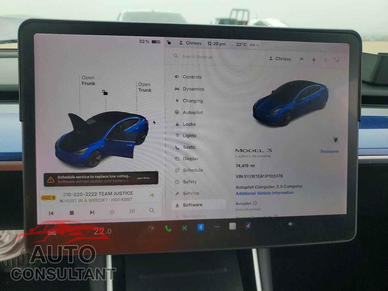 TESLA MODEL 3 2018 - 5YJ3E1EA1JF102478