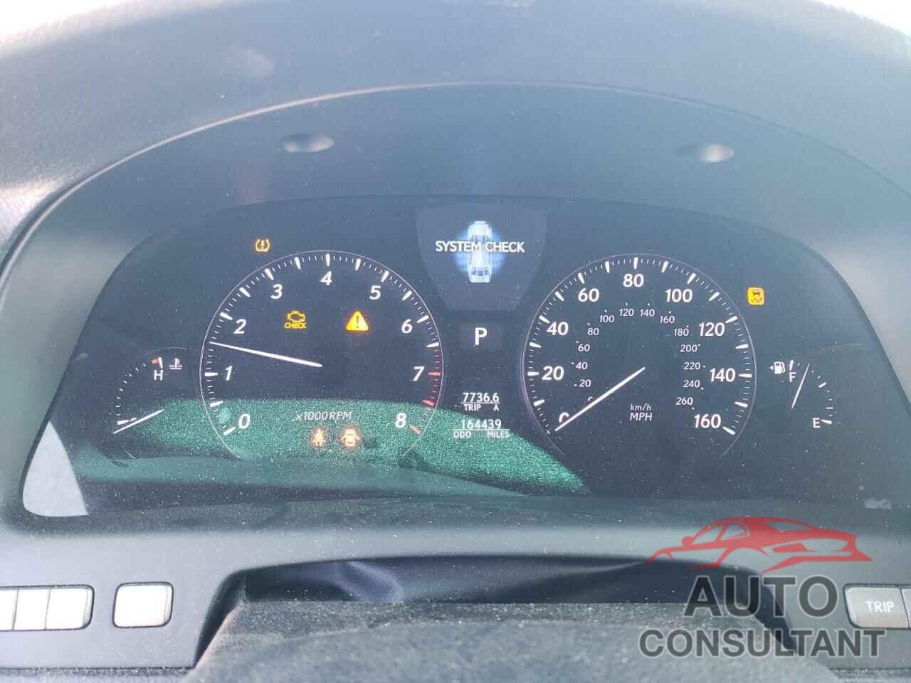 LEXUS LS460 2010 - JTHBL5EF0A5091994