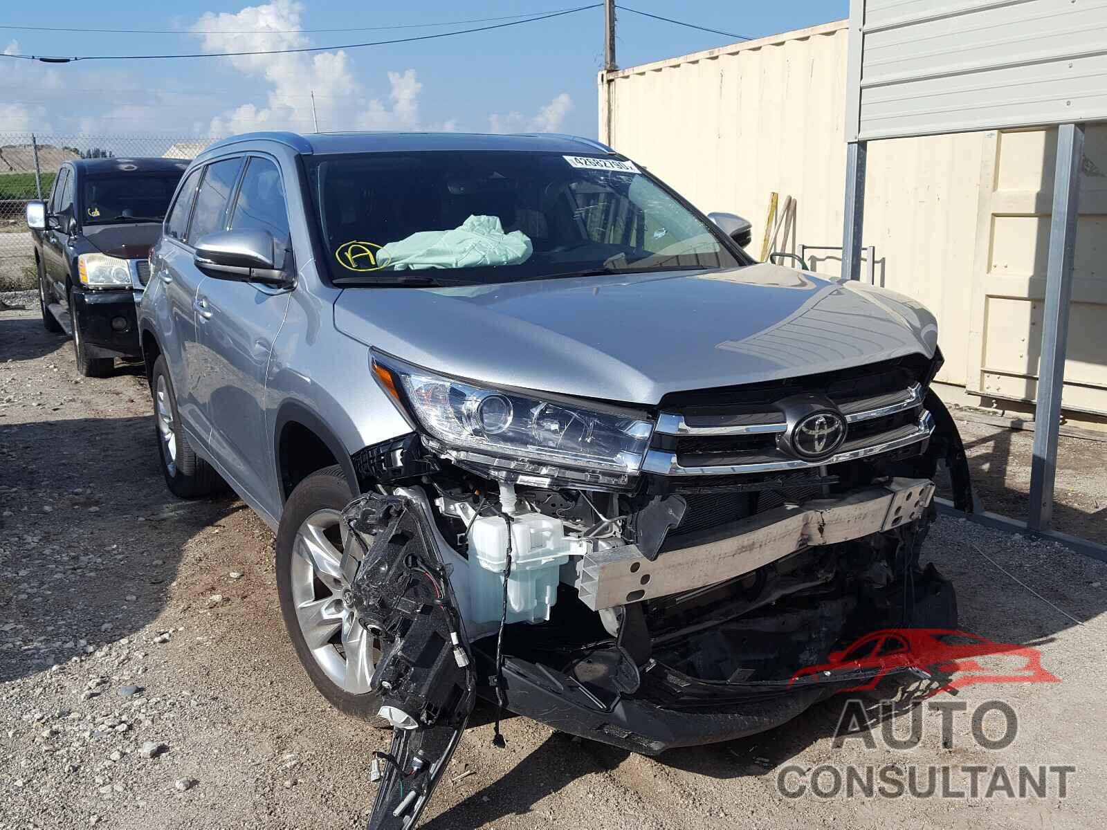 TOYOTA HIGHLANDER 2019 - 5TDYZRFH9KS328611
