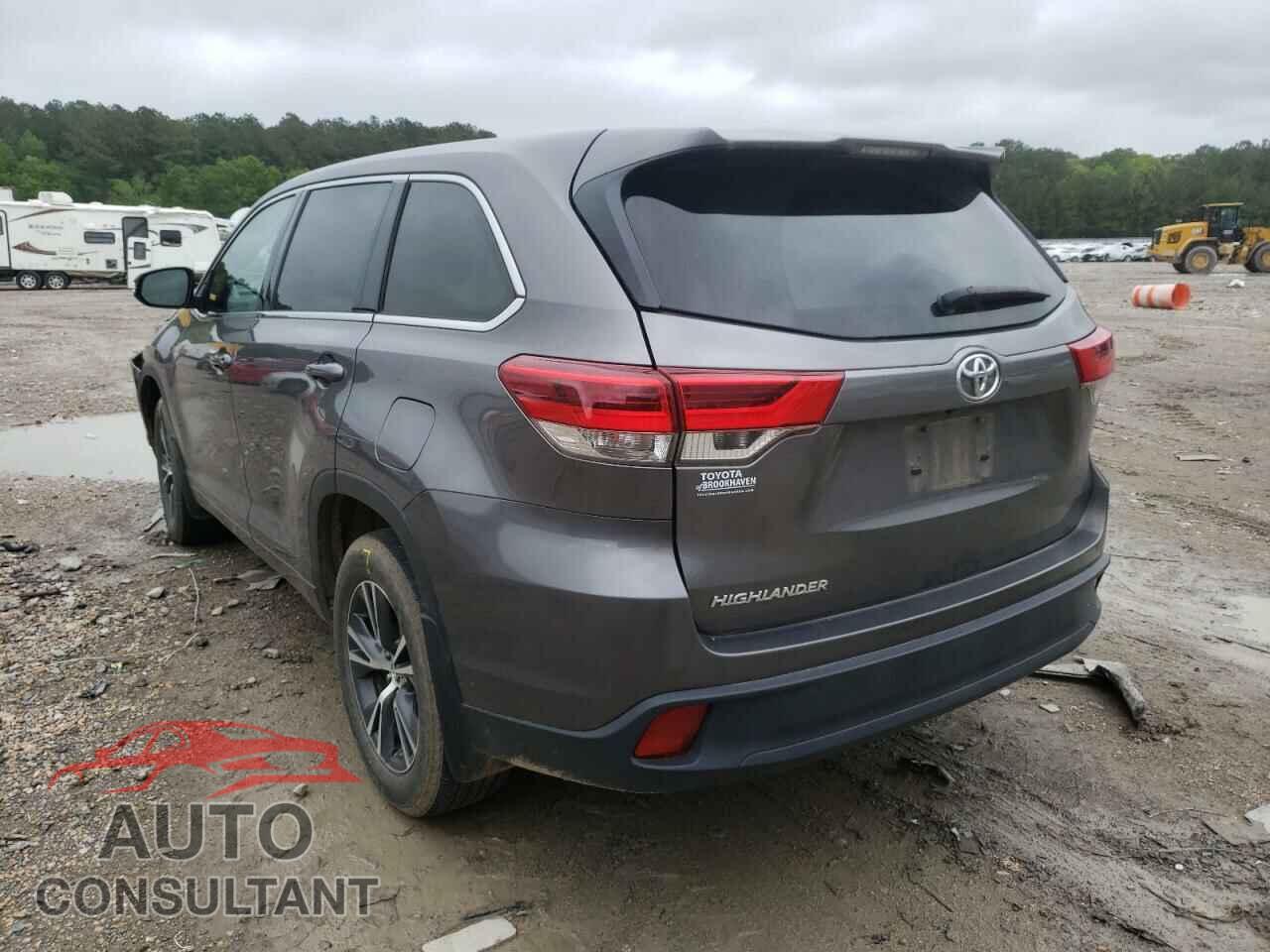 TOYOTA HIGHLANDER 2017 - 5TDZZRFH0HS230256