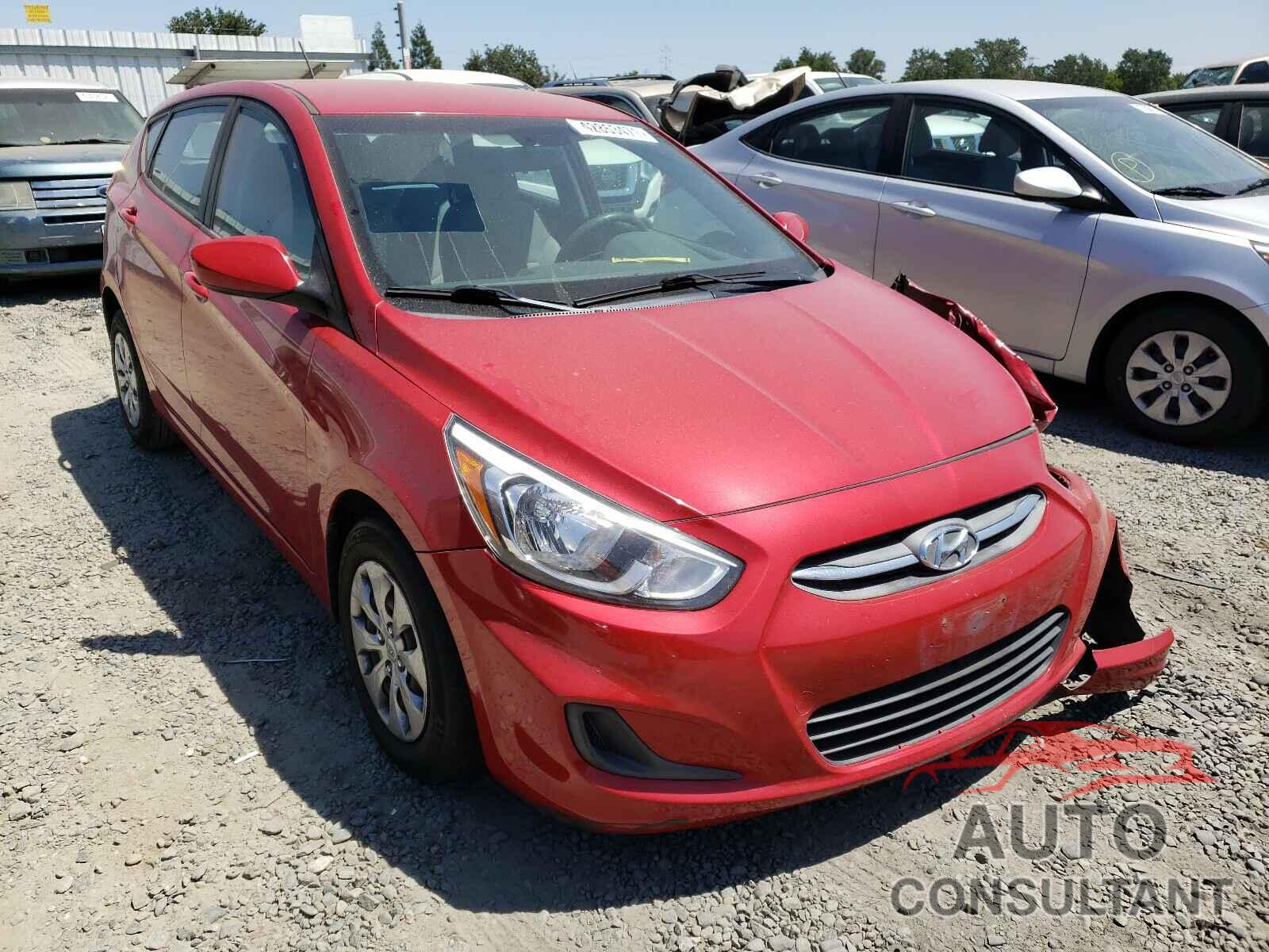 HYUNDAI ACCENT 2017 - KMHCT5AE8HU343490