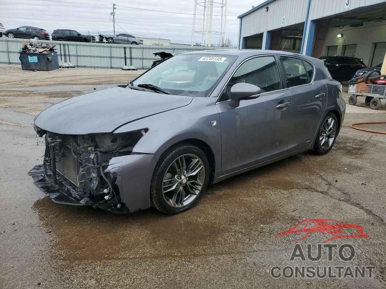 LEXUS CT 200 2012 - JTHKD5BH9C2059570