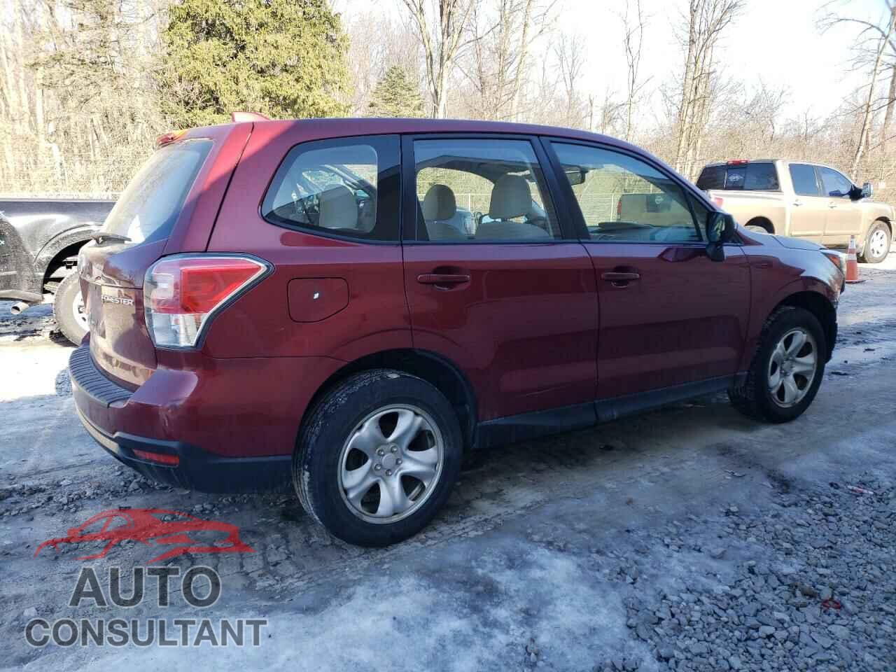 SUBARU FORESTER 2018 - JF2SJAAC6JH544317