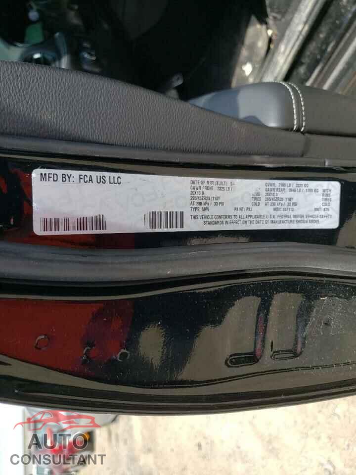 DODGE DURANGO 2021 - 1C4SDJH92MC643198