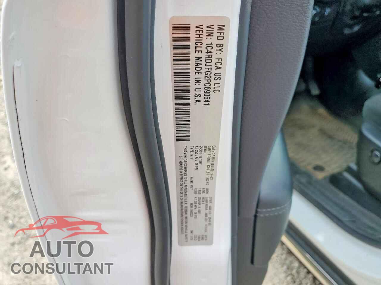 DODGE DURANGO 2023 - 1C4RDJFG2PC690641