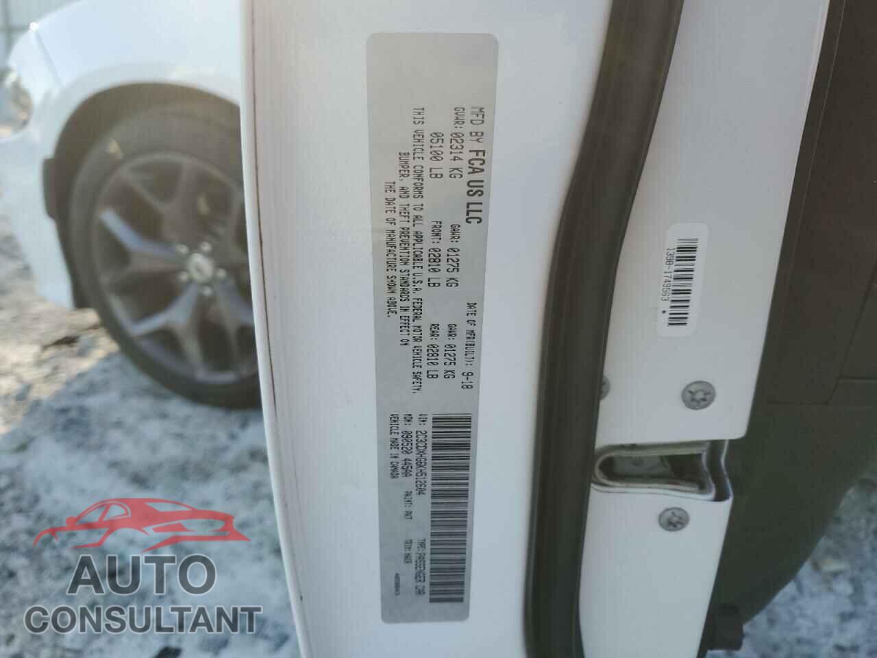 DODGE CHARGER 2019 - 2C3CDXHG6KH512604