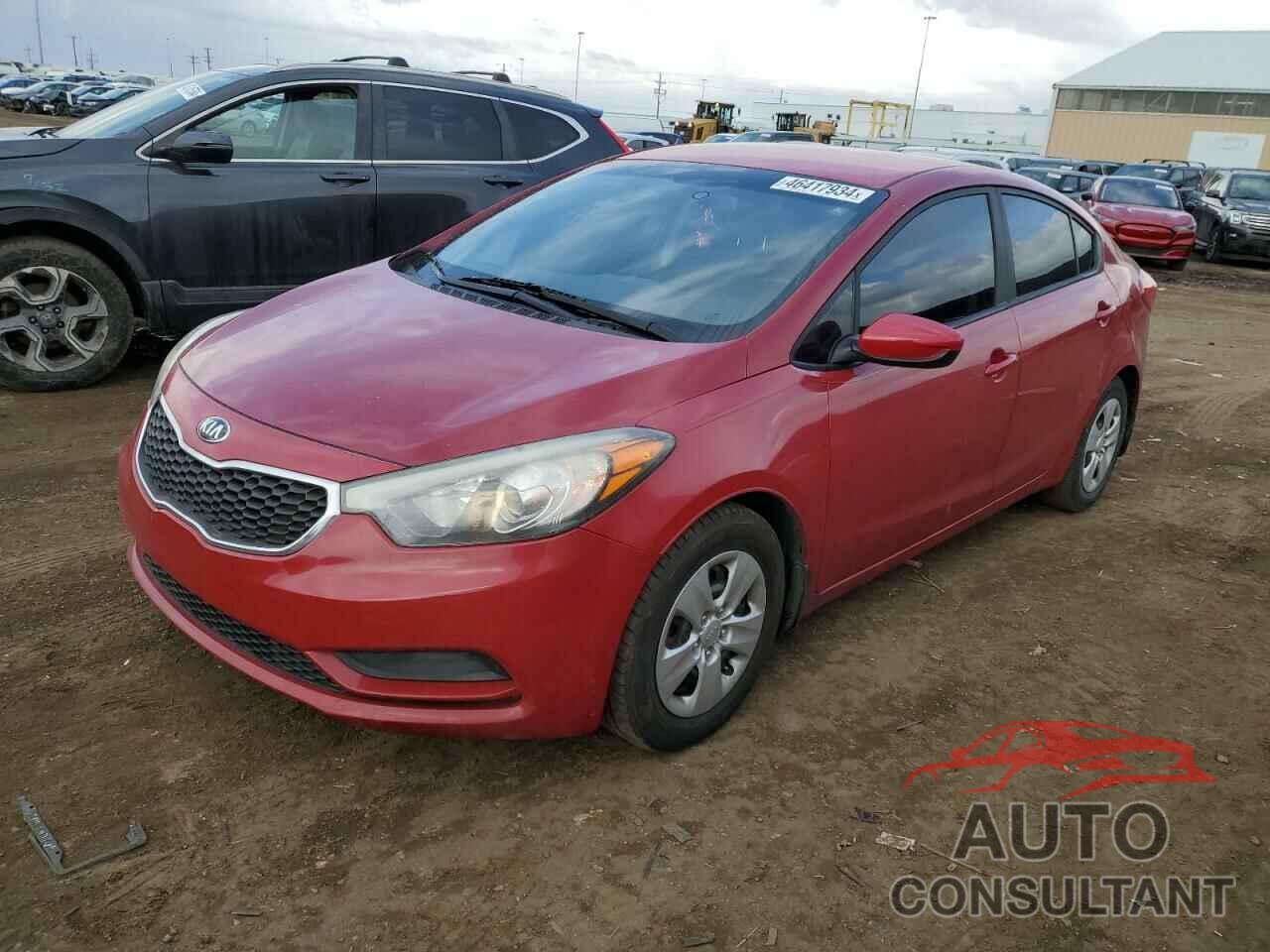 KIA FORTE 2016 - KNAFK4A60G5598583