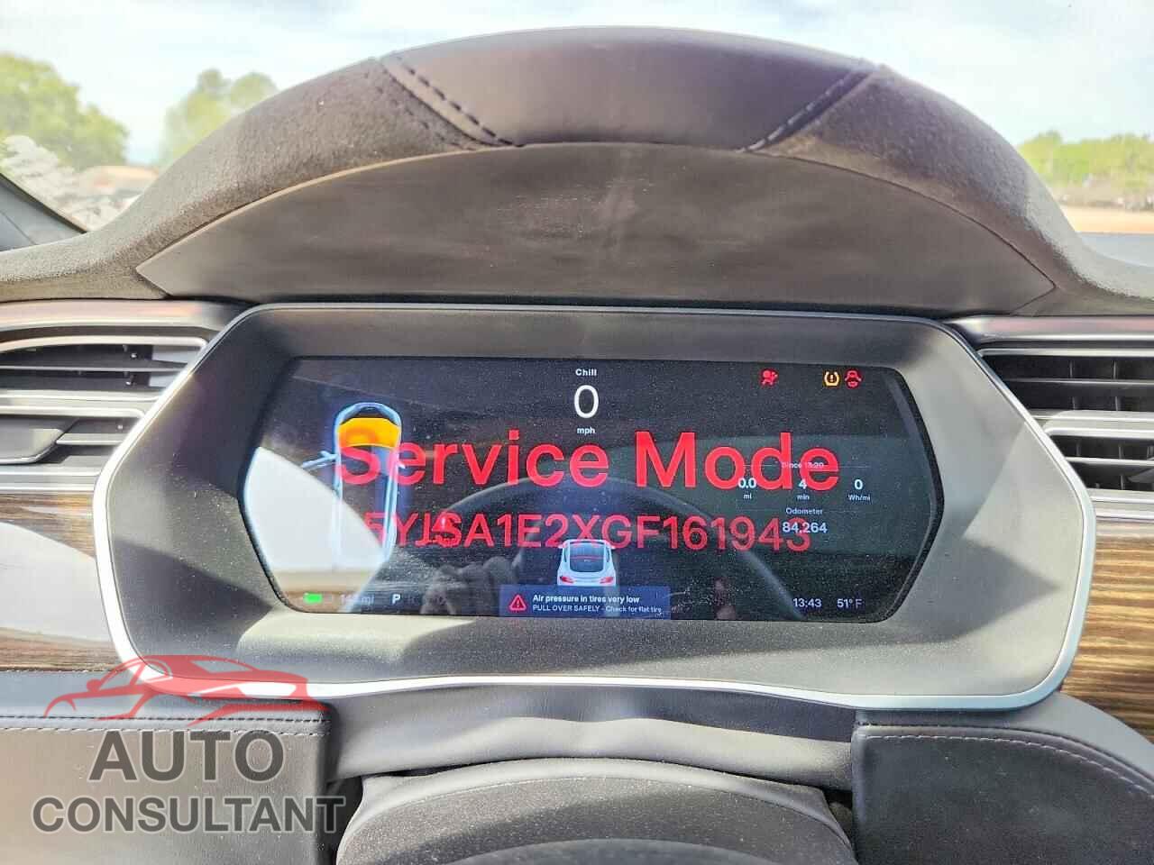 TESLA MODEL S 2016 - 5YJSA1E2XGF161943