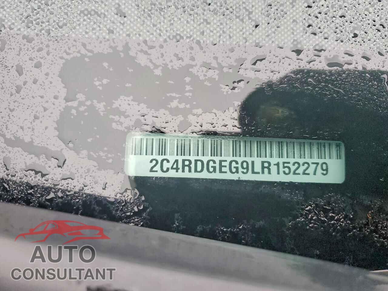 DODGE CARAVAN 2020 - 2C4RDGEG9LR152279